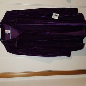 4x Purple Velvet Jacket Deep Crown Jewel style